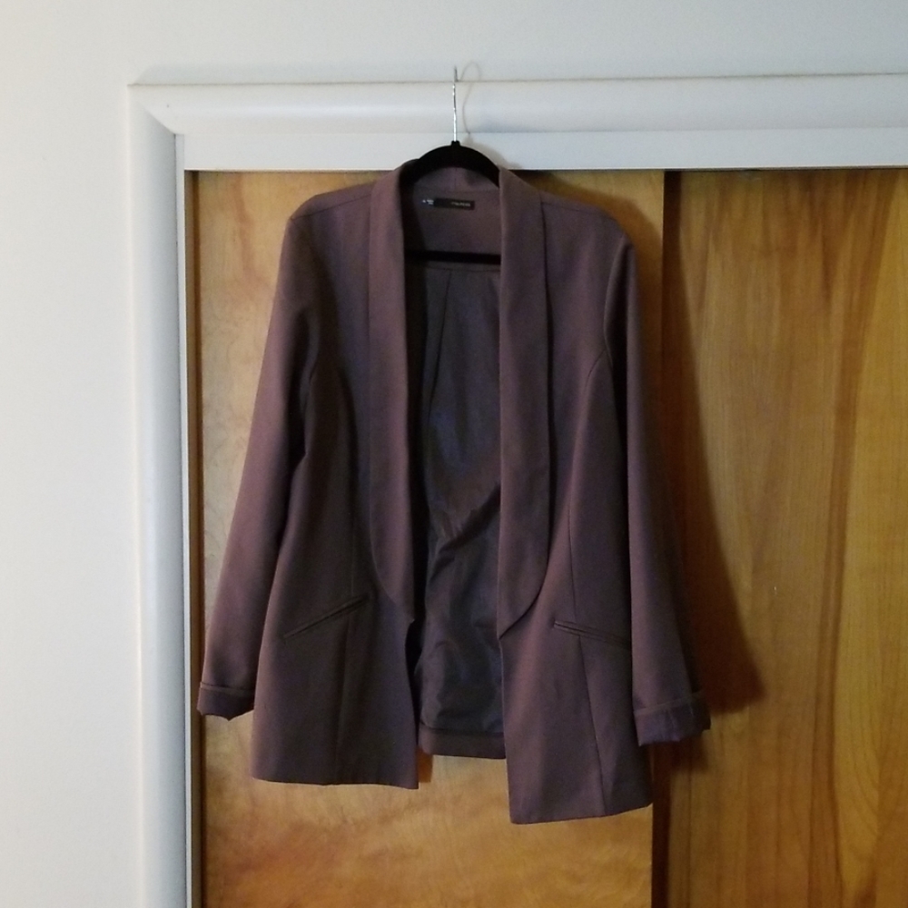 Brown Lapeled Men's Fit Blazer